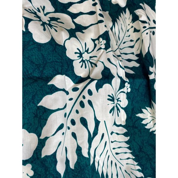 Royal Creation Tiki dress zip back leaves pattern Hawaii Medium - Picture 8 of 13